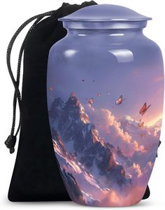 Purple Meadow <b>Urns</b> for Human Ashes <b>Urn</b> for Ashes Adult Male Memorial <b>Urns</b> for Human Ashes <b>Large</b> <b>Urn</b> for Ashes - Product Image 1