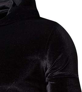 Sweat à capuche zippé en molleton épais 300g de haute qualité, double fermeture éclair, sans cordon de serrage, coupe classique, brodé, 100% pour homme, vente en gros, hiver - Product Image 4
