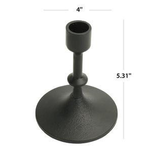 Porte-bougie en métal de style élégant, support de bougie en acier doré, chandelier moderne pour la maison, mariage, Noël, décoration écologique - Product Image 2