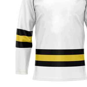 Jersey de Hockey sobre Hielo Personalizado de Alta Calidad, Antibacterial, Transpirable, Ligero, de Secado Rápido, 100% Poliéster OEM - Product Image 3