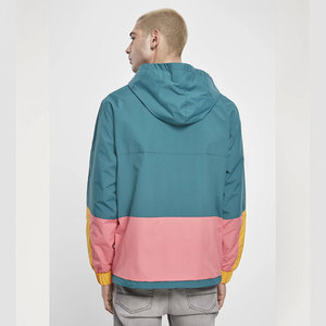 เสื้อแจ็คเก็ตกันลมผู้ชายแบบลำลอง สีสันตัดกัน น้ำหนักเบา เหมาะสำหรับใส่กลางแจ้งในฤดูใบไม้ร่วง - Product Image 2