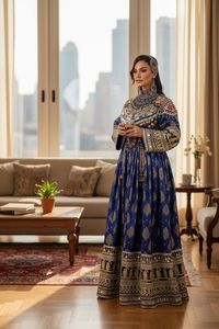 Robe afghane Kuchi personnalisée, couleurs sur mesure, style indien Banjara, robes de danse du ventre pour fêtes, broderies lourdes, robe de mariée pour femmes - Product Image 4