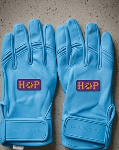 Guantes de Bateo Personalizados Estilo Bolt, 100% Piel de Oveja Premium, Guantes de Bateo de Béisbol con Puño Corto Personalizados - Product Image 1