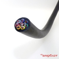 Cable multicore de audio XLR de 8 canales, par trenzado, cubierta de PVC, blindado con lámina, conductor de cobre desnudo, 13 mm de diámetro exterior, RoHS, para color negro