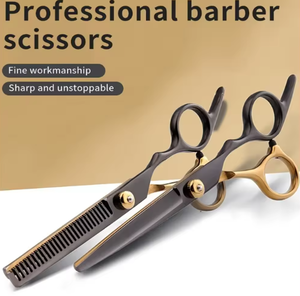 Kits de tijeras para cortar cabello, 25 juegos de tijeras de peluquería de acero inoxidable, tijeras profesionales para entresacar cabello para barberos - Product Image 5