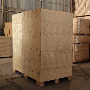 Solid Plywood Foldable Recyclable <b>Stackable</b> Wooden <b>Crate</b> Storage Box Durable Heavy Duty for Logistics Moving Packaging - Product Image 6