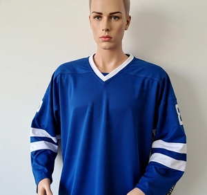 Großhandel Hersteller Neuer Stil Maßgefertigte Eishockey-Trikots Hochwertige Trainings-Trikots Genäht oder Bedruckt Herren Eishockey-Trikot - Product Image 3