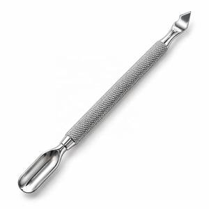Pousse-cuticules double tête en acier inoxydable Morje, outil professionnel pour manucure, kit de soin des ongles réutilisable - Product Image 4