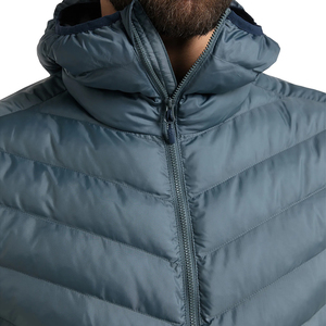 Unisex Custom Black Oversized Bubble Winter Puffer Jacket Hooded Stand Collar Heavy <b>Padded</b> Jumper High Street Style 100% Nylon - Product Image 5