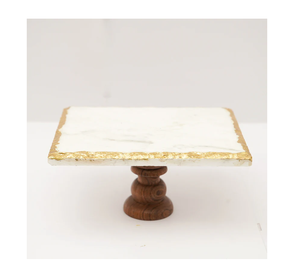 Wood & <b>Marble</b> <b>Cake</b> <b>Stand</b> Platter Best Selling <b>Cake</b> Servers High Demanding Wooden Base <b>Cake</b> <b>Stands</b> - Product Image 5
