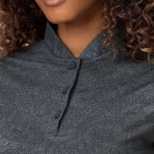 Women's Polo Shirt Short Sleeve Casual Knitted Breathable <b>100</b>% <b>Polyester</b> Regular Length - Product Image 6