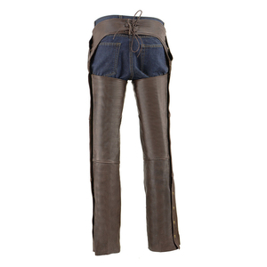 Best Selling Top Quality Factory Made Leather <b>Chaps</b> Horse <b>Riding</b> for Men Sale Low MOQ OEM Service Leather Equestrian <b>Chaps</b> - Product Image 5