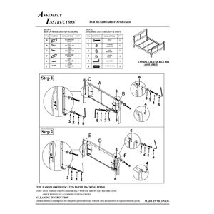 Letto a slitta Queen Size Luigi Filippo in legno massello con finitura nera, mobili per camera da letto in legno - Product Image 6