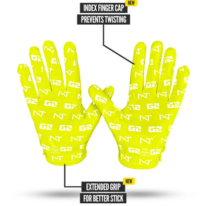 Gants de football américain 7v7 en gel de silicone de haute qualité, personnalisables avec logo, pour receveurs, durables, antidérapants, pour jeunes et adultes, avec logo en caoutchouc. - Product Image 2
