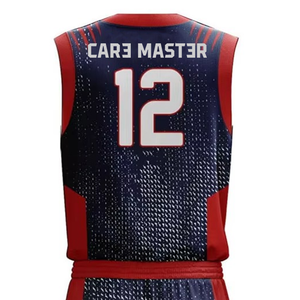 Uniformes de Baloncesto para Hombre, Tallas Grandes, Personalizados con Sublimación, Transpirables, 100% Poliéster, Venta al Por Mayor - Product Image 3
