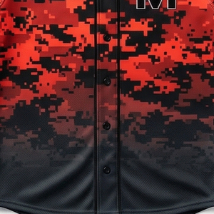 Elite Custom Camouflage Baseball Jersey <b>Athletic</b> Breathable Quick Dry Streetwear MALUZA INDUSTRIES Sportswear - Product Image 2