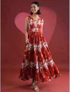 Nuevo Diseño Popular, Vestidos Largos Maxi de Algodón con Encaje y Escote Profundo en V, Elegantes y Casuales de Verano para Mujer, el Mejor Diseño - Product Image 4