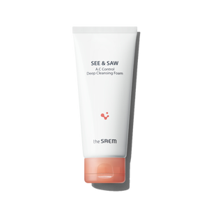 โฟมล้างหน้าเดอะแซม ซีแอนด์เอส เอซี คอนโทรล ดีพ คลีนซิ่ง โฟม สำหรับผิวเป็นสิวง่าย ส่วนประกอบหลัก ซาลิไซลิก แอซิด - Product Image 1