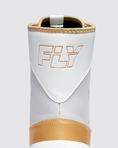 Zapatos de Boxeo Transpirables de Alta Calidad, Blancos y Dorados, Antideslizantes, para Lucha, Entrenamiento, Deportes, Fitness, de Cuero - Product Image 5