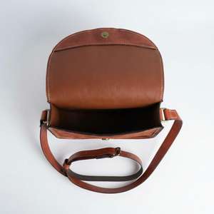 Bolso Bandolera Multifuncional de Cuero Genuino 100% para Mujer, Estilo Vintage, Ligero, con Solapa Floral, Casual y de Negocios - Product Image 3