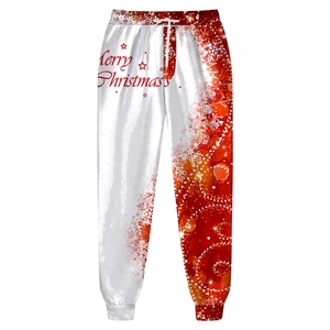 Survêtements d'extérieur pour hommes ordinaires Jogger Sets 2 pièces Joyeux Noël Outfit avec pantalon cargo grande taille Survêtements pour hommes - Product Image 2