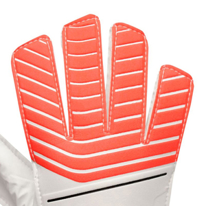 Gants de gardien de but de football personnalisés en cuir PU à doigts complets, imprimés en silicone, antidérapants, respirants, avec sangle de poignet réglable et crochet - Product Image 4