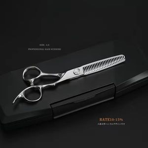 Juego de Tijeras para Adelgazar el Cabello, Acero Inoxidable 440C, para Diestros, Mango Largo, 30 Dientes, Uso Profesional - Product Image 2