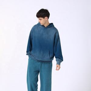 Nuevos Conjuntos Deportivos Unisex de Moda, 100% Algodón, Tallas Grandes, Estilo Vintage Desgastado por el Sol, Ecológicos, Transpirables, Ropa Deportiva de Invierno para Correr - Product Image 4