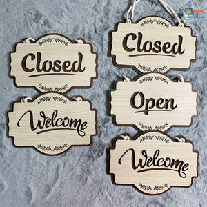 ของตกแต่งแขวนผนังไม้สไตล์บ้านไร่ – ของประดับผนังไม้สไตล์วินเทจสำหรับผู้ซื้อขายส่ง - Product Image 4