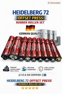 ลูกกลิ้งยาง SM 72 Speed Master Sorm Heidelberg สำหรับเครื่องพิมพ์ออฟเซ็ตแบบไฮบริด พร้อมใช้งานกับ UV รับประกัน 1 ปี - Product Image 2
