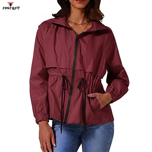 Chaqueta Cortavientos Deportiva de Invierno de Alta Calidad con Logotipo Personalizado, Chaqueta Cortavientos Impermeable para Mujer - Product Image 5