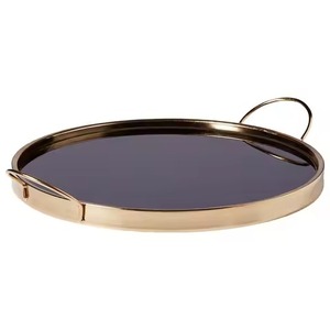 Bandeja de Metal para Chocolate de la Mejor Calidad, Bandeja de Acero Inoxidable para Servir Postres, Plato para Exhibir Dulces, para Uso en la Cocina y la Mesa del Comedor - Product Image 4