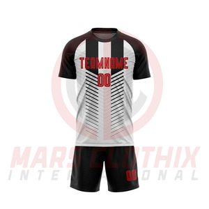 Uniforme de Fútbol de Manga Corta Transpirable, Diseño Personalizado, Color y Talla a Medida, Fabricado en Fábrica, Ligero, en Venta - Product Image 2