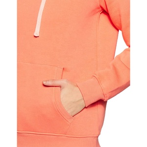 Vente en gros de pull sweat à capuche pour femme avec poche kangourou en coton uni pull à capuche unisexe de grande taille pour femme - Product Image 5
