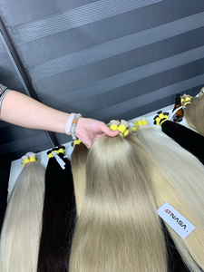 Extensiones de Cabello Humano Virgen Vietnamita de Hanoi en Venta al por Mayor, Ligeras, con Doble Cutícula Alineada, Colores Naturales Lisos - Product Image 5