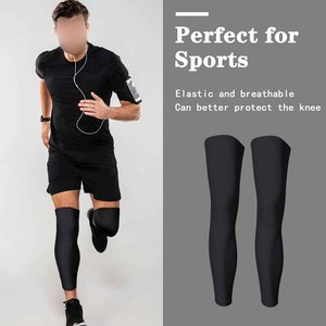 Leg Sleeves For Yoga Fitness Training High <b>Elasticity</b> Compression <b>Support</b> For Unisex Soft Breathable Moisture Wicking Sportswear - Product Image 4