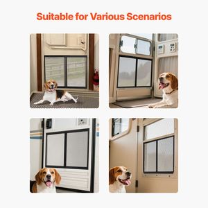 Protezione per Porta RV 26,5 X 20 Pollici, Facile da Installare e Smontare, Rete Protettiva Rinforzata e Traspirante, Accessorio Interno - Product Image 3