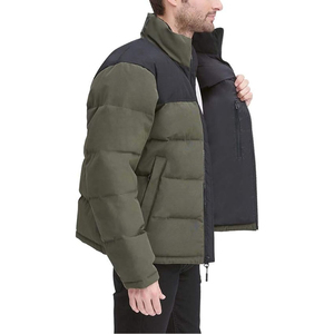 Veste d'hiver légère pour homme, résistante à l'eau et au vent, col montant, fermeture éclair, équipement de plein air - Product Image 6