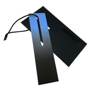 New Design Customize Luxury UV Garment Swing <b>Tags</b> Apparel Hanging Label Paper Custom Garment hang <b>Tag</b> Custom <b>Tag</b> for Clothing - Product Image 3