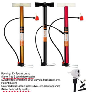 Bomba de Aire Portátil Resistente y Ligera de 55 cm con Material de ABS y Acero Inoxidable para Inflar Neumáticos en Casa, Deportes y Viajes - Product Image 3