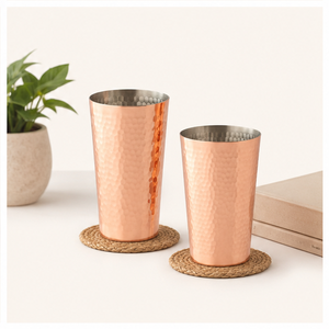 High-Quality Pure <b>Copper</b> Hammered Tumbler Solid <b>Copper</b> Drinking Glass for Health Benefits Handcrafted Eco-Friendly Water <b>Cup</b> - Product Image 2