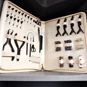 Professional Stainless Steel Hair <b>Extension</b> Tools Kit Salon Use Lightweight Reusable Pliers Pulling Needle Loop Tool <b>Beads</b> Micro - Product Image 2