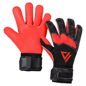 Gants de gardien de but en latex allemand de qualité supérieure, antidérapants, avec sangle de poignet réglable, design respirant, couleurs et tailles personnalisables - Product Image 1