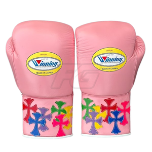 ถุงมือชกมวยหนังวัวแท้คุณภาพสูงจาก Winning Boxing Gloves Global Supply แบบผูกเชือก แห้งเร็ว เหมาะสำหรับฝึกซ้อมและแข่งขัน ผลิตเพื่อการส่งออก - Product Image 5