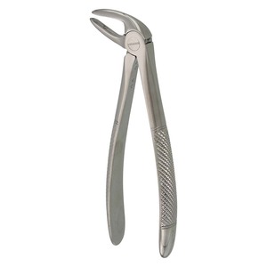 Forceps d'extraction dentaire à poignée moletée, instrument chirurgical manuel en acier inoxydable, Forcaps pour instruments dentaires - Product Image 5