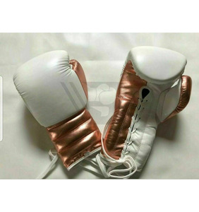 Gants de boxe professionnels personnalisés avec logo, confortables, 10oz 12oz 14oz 16oz, en cuir de vachette, pour entraînement de combat, motif imprimé - Product Image 4