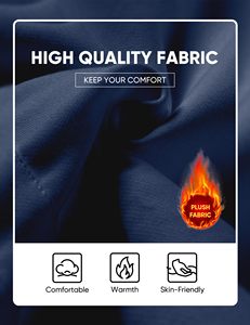 Sweat à capuche pour homme en coton épais, uni, de haute qualité, personnalisable avec impression graphique, pull-over de luxe surdimensionné - Product Image 6