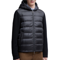 Veste matelassée décontractée pour homme, en duvet épais et coton rembourré, parka d'hiver avec design à bulles, veste à capuche