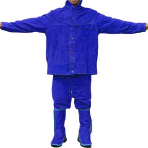 Ropa de Seguridad de Cuero Vacuno de Primera Calidad, Trajes de Soldador de Alta Calidad para Soldadura Industrial y Bomberos - Product Image 5