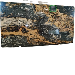 Dalles et plaques de granit doré fusionné poli, style moderne, pour comptoirs de cuisine de villa, monuments et pierres tombales - Product Image 6